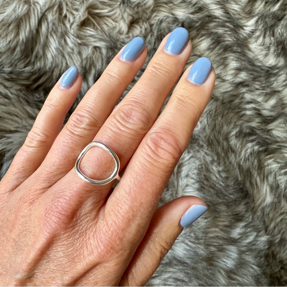 OVAL SHAPE RING BY AUREUS + ARGENT silver